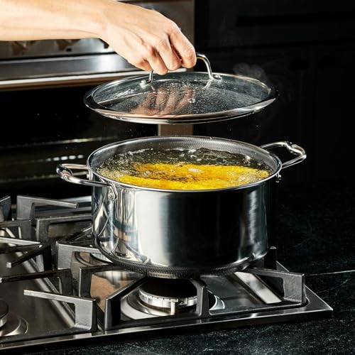 8QT Hybrid Nonstick Braiser Stock Pot with Lid (8-Quart)