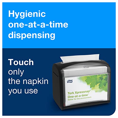 Xpressnap Napkin Dispenser Black N4 (6.7" x 7.9" x 5.6" - Black - Pack of 4)