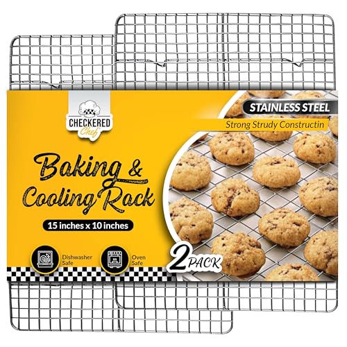 Cooling Racks for Cooking and Baking (15" x 10" (2 Pack))