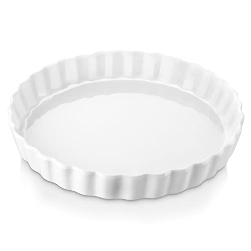 Porcelain Quiche Baking Dish (1 Piece / White)
