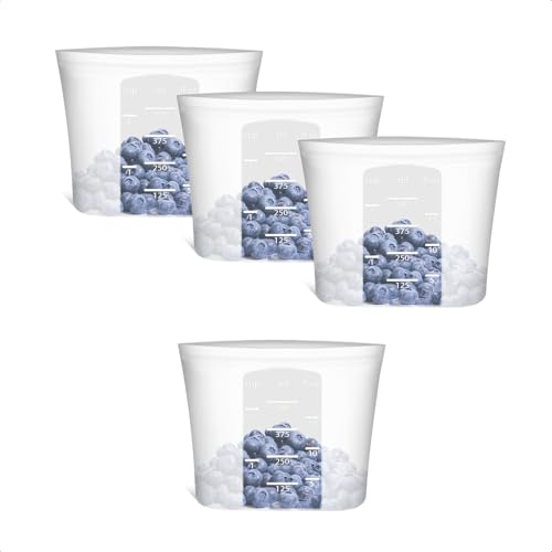 Reusable Snack Bags (Translucent | X-Small | 4 Pack)
