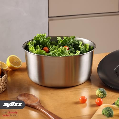 Easy Spin Salad Spinner (Stainless Steel / Large)