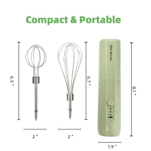 Cordless Hand Mixer (Green)