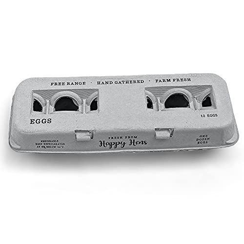 Egg Cartons Adorable Printed Design for Farm Fresh Eggs (Blank Stamping / 250)