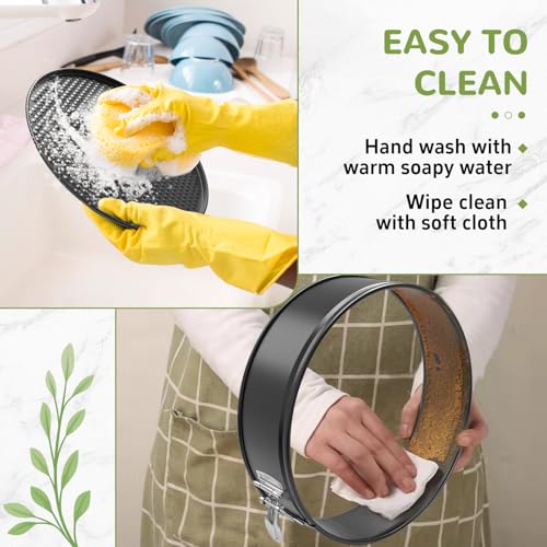 10 Inch Springform Pan with Removable Bottom (10 Inch)