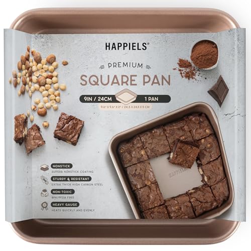 9 x 9 inch Square Baking Pan Nonstick (9x9'' Pan)
