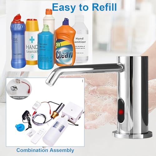 Automatic Soap Dispenser for Kitchen (Electroplated-liquid)