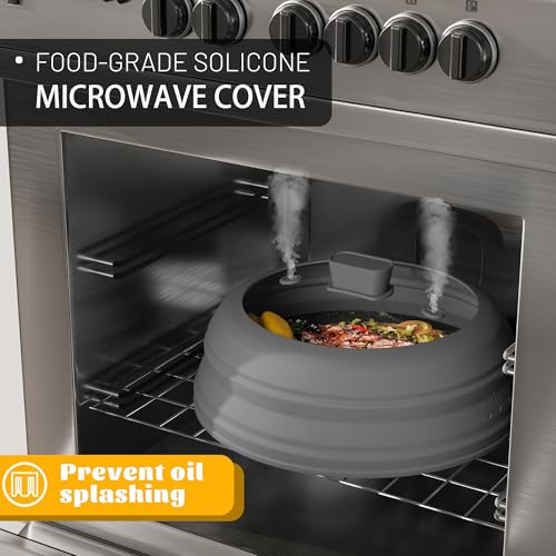 Microwave Splatter Cover (Gray / 9 inch)