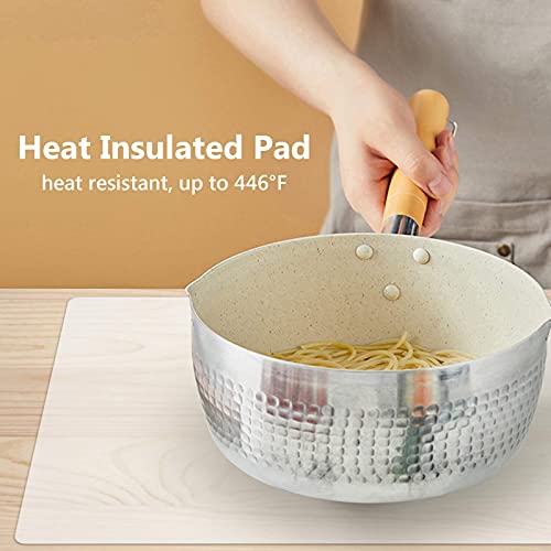 2Pcs Extra Large Silicone Mats for Countertop (XL-28" x 20"x 0.03" / Translucent)