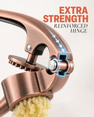 Large Premium Garlic Press Set (Extra Large | Copper)