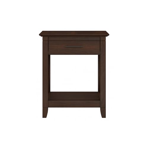 End Table with Drawer (Bing Cherry / 20D x 20W x 24H)