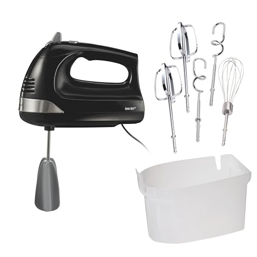 6 Speed Electric Hand Mixer With Easy Clean Beaters (Black / Powerful 275 Watt Motor (Pack of 1))