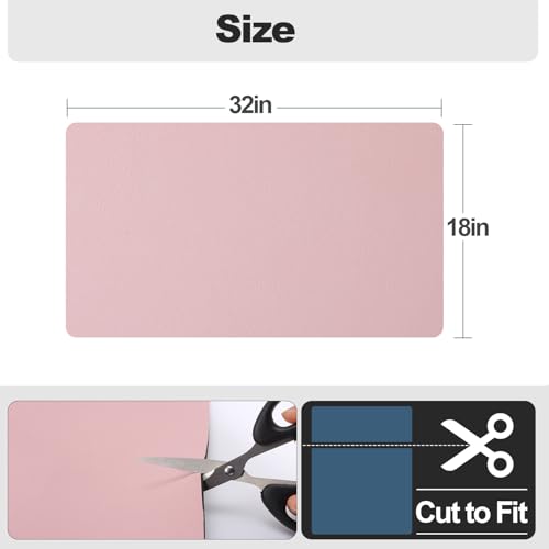 Dish Drying Mat for Kitchen Counter (Pink / 18" x 32")