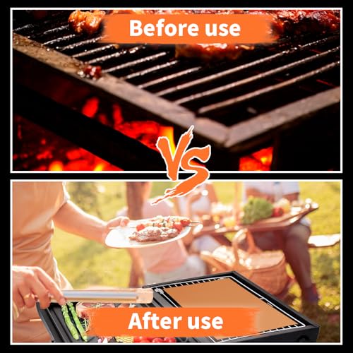Grill Mats for Outdoor Grill (Copper 7pcs)