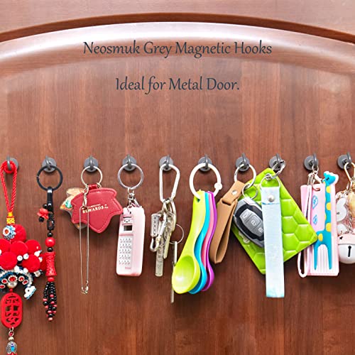 Magnetic Hooks (Gray / 0.67 inches)