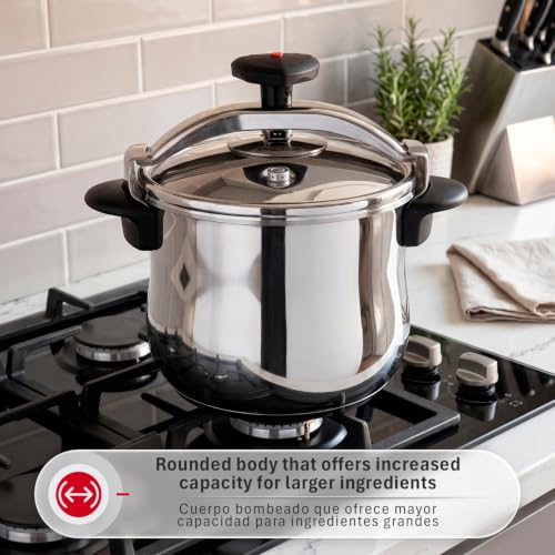 Star Belly 6.3 Qt Stainless Steel Pressure Cooker (6.3 Quarts)