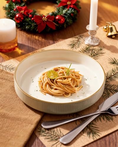 Star 8.25" Pasta Bowls Set of 4 (White / 4 Pcs)