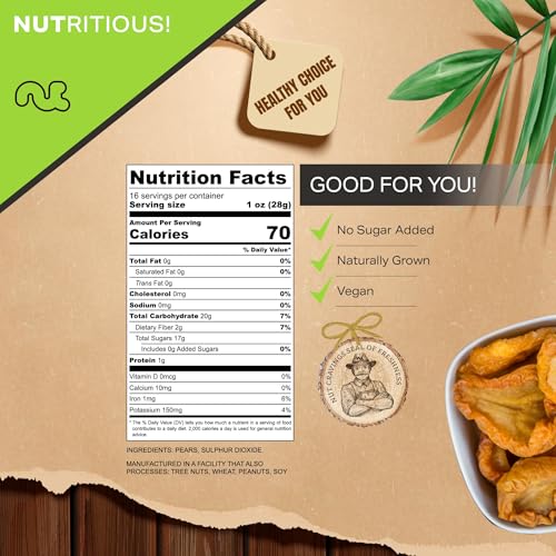 Dried California Pears (Dried Pears / 16 oz)