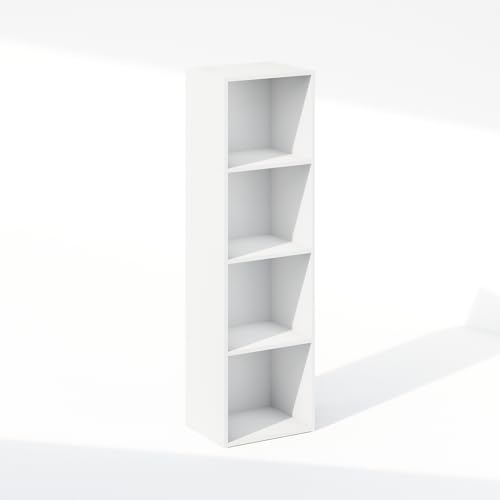 Reed Closet Organizers and Storage (White / 4-Tier; 12" W)