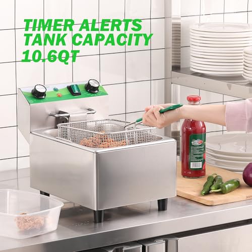 Electric Deep Fryer with Timer 10L (10L)