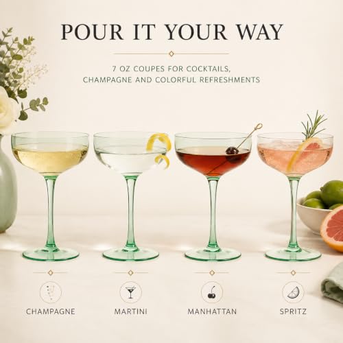 Green Colored Martini (Green)