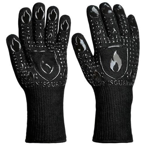 BBQ & Grill Gloves (Black / Medium)