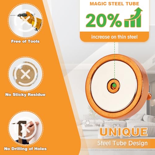 Magnetic Hooks Steel Tube Design for Cruise (Bronze / 100lb Magnetic Hooks)