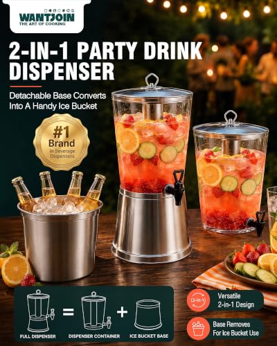 Beverage Dispenser With Stand (2 Gallon)