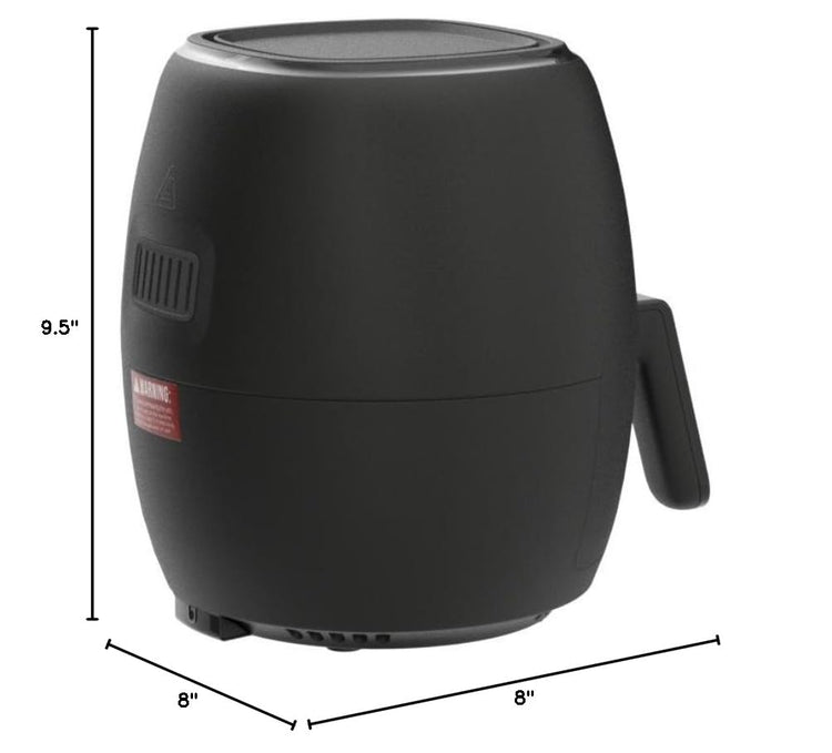 Digital 3.6 Quart Touch Screen Air Fryer Oven w (3.6 qt / Black)