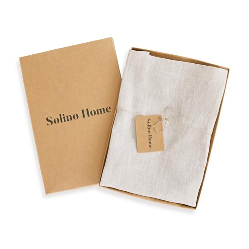 100% Pure Linen Apron Natural Woven (Light Natural / 38 X 36 Inch)