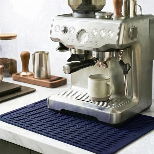 Silicone Dish Drying Mat (Navy Blue / 16"L x 12"W)
