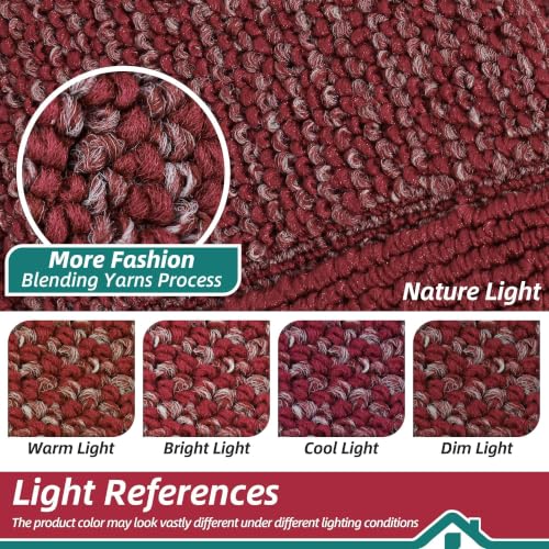 Indoor Door Mat 20" x 32" (Red / 20" X 32" (Rectangular))