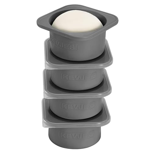 PLUS 1000ml Pizza Dough Proofing Boxes for DIY Artisan Pizza (4Space Grey Plus)