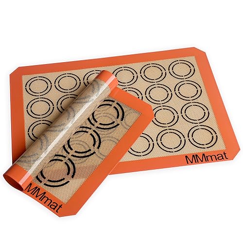 Best German Silicone Baking Mat (Cookie Baking Mat / Half Sheet (Set of 2))