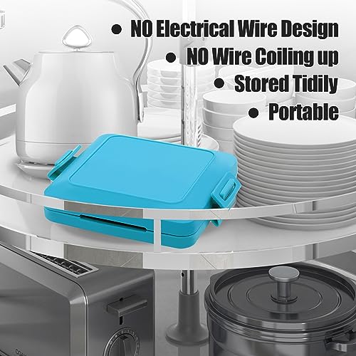2-in-1 Microwave Sandwich Maker & Waffle Maker, Microwave Grill (Blue / Microwave Sandwich and Waffle Maker)