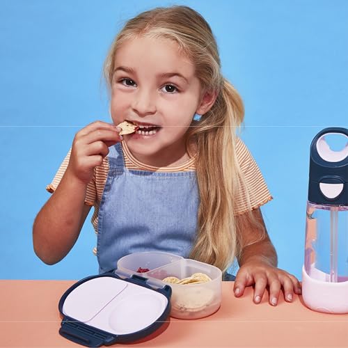 Snack Box Snack Containers for Kids (1-pack / Indigo Rose)