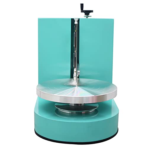 Cake Decorating Coating Machine Cream Spreading Automatic Frosting Turntable with Graduated Scraper 60 (4-12inch / green)