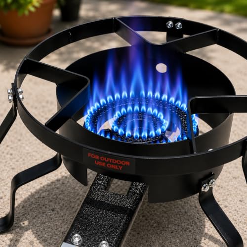 52 Quart Outdoor Turkey Fryer (52 Quart / Silver)