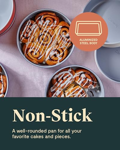 Non Stick Ceramic (Gray / 9 IN (2-Pack))