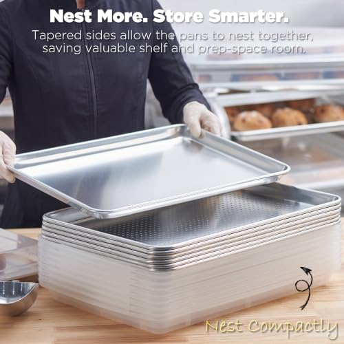 12 Pack Aluminum Sheet Pan (18 x13 Inch (12-Pack))
