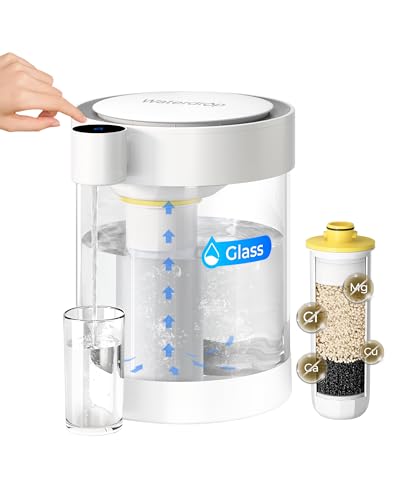 ED12W Glass Rechargeable Water Filter Dispenser (Glass)