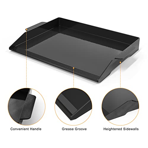Onlyfire Universal Enamelled Cast Iron Cooking Griddle (23" x 16" x 2.6")