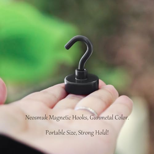 Magnetic Hooks (Gray / 0.83 inches)