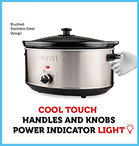 Oval Slow Cooker Crock (7 Quarts)