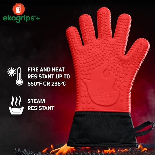 Ekogrips+ Premium Silicone Oven Mitts