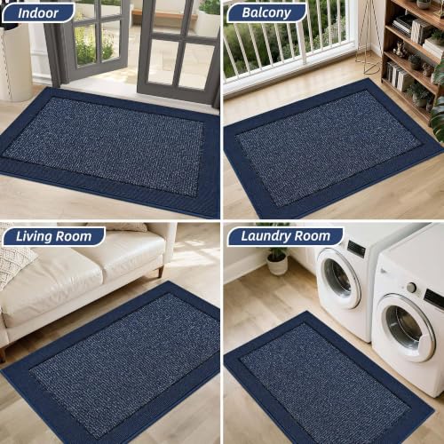 Indoor Door Mat 32" x 48" (Blue / 32" X 48" (Rectangular))