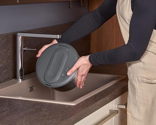Swift Dry Stainless Steel Salad Spinner (Dark grey Steel / Small)