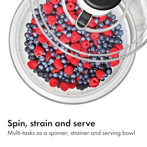 Good Grips 6.22 Qt Salad Spinner (White / Large)