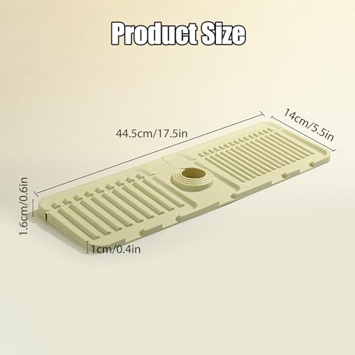 Faucet Mat for Kitchen Sink (Gray)
