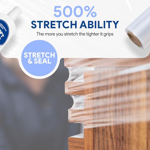 5" 80 Gauge Plastic Stretch Film (8 Pack / 5" Products)